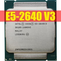 인텔 제온 E5 2640 3 프로세서 SR205 26Ghz 8 코어 90W 소켓 LGA 20113 CPU E5 26403 CPU
