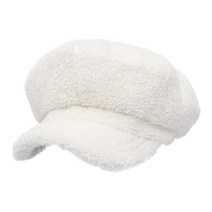 라핑 따뜻한 헌팅캡 양털 겨울 뽀글이 팔각모