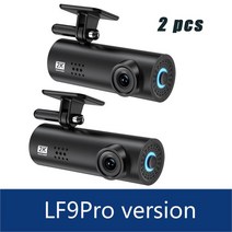 차량용 블랙박스 1S 스마트 대시 캠 DVR 카메라 와이파이 앱 음성 제어 1080P HD 나이트 비전 자동차 비디, 01 2PCS_04 32G