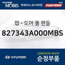 캡-도어 풀 핸들 (827343A000MBS) 투싼IX 현대모비스 부품 공식대리점 온라인쇼핑몰 파츠로