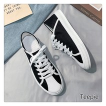 티피/Teepie 캔버스 신발 남성 여름 레이스 한국 캐주얼 유행 신발 새로운 모든 경기 통기성 천 신발 로우 탑 스니커즈