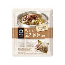 유니크앤몰 청정원 맛선생 고기삶는 티백 고기잡내제거 수육, 1개