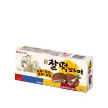 칠성 사무실 탕비실 롯데 명가찰떡파이 과자 세트 간식 추천 210G 2개, 8세트