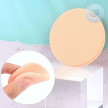 SOCEAN 접어쓰는 컨실러 크림 화장 쫀쫀한 퍼프 원형 1P 파우더 스펀지 선크림 퍼프 파우데이션 붓 화장 스폰지 베이스 메이크업 스펀지 브러쉬 모찌 쿠션 브러시 물광 화장 도구 페이스 클렌징 스폰지