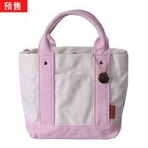 해외 직배송 아마존 핫 셀링 여성용 가방 롯데 고급 캔버스 가방 도시락 가방 토트 백 16 앤 캔버스 여성용 가방