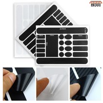 자전거 외장 보호필름 카본 블랙 투명 스티커 테잎 도색 스크레치 기스 벗겨짐 방지 보호, 보호 스티커(카본)