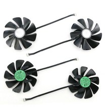 사파이어 RX570 Duo 16GB 마이닝 그래픽 카드 쿨러 냉각 팬 T129215SU 220874, A pair of fans