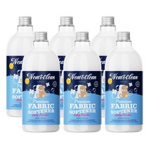 니트앤클린 프리미엄 퍼퓸 섬유유연제 베이비파우더, 6개, 1000ml