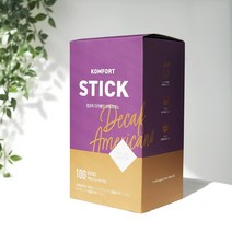 디카페인 맛집 컴포어 스틱커피 디카페인아메리카노(100스틱), 100개입, 2개