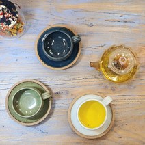 진 예쁜 도자기 믹스 커피잔 도자기 찻잔150ml, 블루