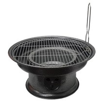 [lk+day] 캠핑그릴 물받이 얼룩원형 숯불 바베큐화로 화덕 그릴 BBQ 숯불화로 번개탄화로