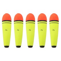 Eva Bright Colored Float 부력 부유 부동산 수직 멀티 크기 낚시 용품, 20g