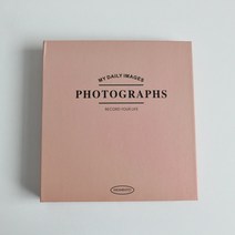데이지룸 밴딩 사진 앨범 바인더 포토북, 핑크
