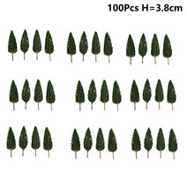 인조잔디 시공 테라스인조잔디 인조잔디매트20Pcs 미니 모델 나무 마이크로 조경 장식 기차 레이아웃 액세, 27 100pcs 3.8cm