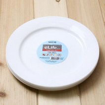 10p 롯데 이라이프 다회용 일회용 접시 25cm 생활 잡화 여행 캠핑 용품 위생 청결 안전 자연 분해, 본상품