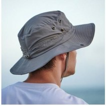 투윤샵 여성 남성 낚시모자 캠핑모자 등산 모자, 블랙