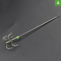 문어갈고리 해루질 연결 낚시 1pcs 상자 더블 레이어 우산 오징어 후크 낙지 오징어, a