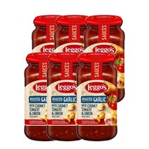 레고스 파스타 소스 로스티드 갈릭 500g Leggos Pasta Sauce Roasted Garlic, 6팩