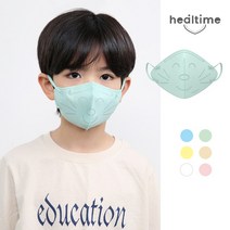 국산 힐타임 냥냥이 마스크 소형(5-10세권장) 25매 새부리형 4중 KC인증