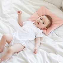 피넛버터젤리 피오라 빨아쓰는 아기 태열방지 베개, 그레이