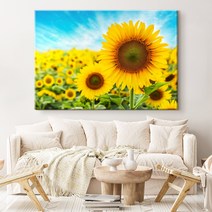 더 아트 컴퍼니 복을 부르는 재물운 금전운 풍수 황금해바라기그림 캔버스액자 43종 (17-43번), 35. 청렴 해바라기밭