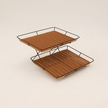선반 편의점 베이커리 카페 진열 라탄트레이sM 010 빵 2단, 트로픽쿠팡 본상품선택, 트로픽쿠팡 1