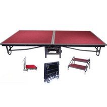 접이식 무대 테이블 행사 웨딩 유치원 장기자랑 단상, 1.22mx2.44m