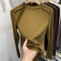 여성 디자인 유럽산 털갈이 나선형무늬 긴팔 소매 등산용반팔티셔츠
