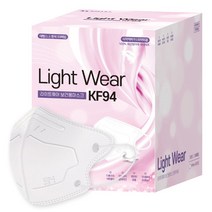 라이트웨어보건용마스크KF-94(흰색)(대형), 50매입, 1박스, 흰색