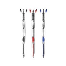 라이노바 직선볼펜 3종 세트, 검정+빨강+파랑, 2세트