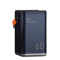 캠핑용 파워뱅크 올인원 220V 12V 배터리 전력 100000mAh 휴대용 캠핑 보조베터리 보조 빠른 충전 강력한 대용량 60000mAh 예비, [11] PD20W chargerBlue, [01] 50001 mAh-100000 mAh