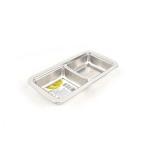스텐락 사각찬기 2구 종지, 1개