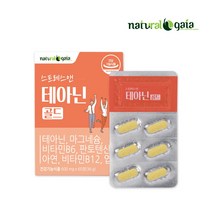 네추럴 테아닌골드 60정 마그네슘 비타민B6 비타민B12 아연 엽산