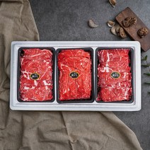[농부마음] [장흥뚝방한우] 한우 소 불고기 선물세트 (350g X 3개)