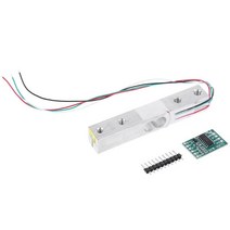 디지털로드 셀 무게 센서 20KG 전자 주방 스케일 + HX711 계량 광고 모듈, 한개옵션0, 한개옵션1