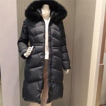 올리비아로렌 NC13 폭스퍼구스롱패딩점퍼 VVCKDWWA341