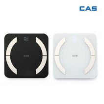 카스가정용스마트 블루투스 체지방 측정기, 화이트