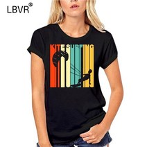 카이트 서핑 레트로 카이트 서핑 남성 티셔츠 있는 자동차 링 오버사이즈 코튼 크루넥 반팔, 02 blackX85731_08 XXXL