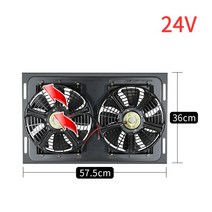 자동차 에어컨 팬 일반 수정 된 24v 트럭 콘덴서 물 탱크 냉각 팬 모터 12v, 04 D, 1개