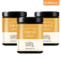 밸런스픽 강황 가루 분말 인도산 150g, 3개, 3개