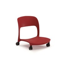 [착불배송 상세확인] M6262 회전형 좌식의자 440 7colors, 색상:레드