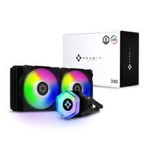 이엠텍 레드빗 REDBIT 240 RGB (블랙) 수냉 CPU 쿨러