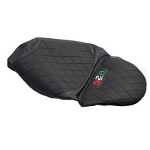 스즈키 어드레스125 쿠션 시트 커버, 3XL, 블랙