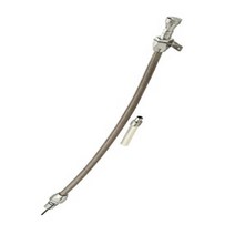 Mr. Gasket 9704G Braided Firewall Mount Dipstick for 700R4 null, 1, Polished