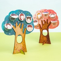바보사랑 우리가족 소원나무 만들기.미술샘, 2.다홍색|1인용개별포장