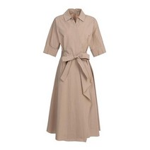 베스띠벨리 22S/S 솔리드 오픈 카라 스트랩 랩 원피스 BEO2537BE