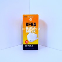 노브랜드 KF94 황사마스크 대형 20개입 NoBrand KF94 Dust Mask 20pc, 20개, 화이트