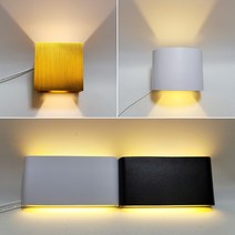 LED 모던 인테리어 벽등, 원형, 골드