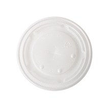 16/22온스 테이크아웃 음료컵 십자 뚜껑 1줄 100개