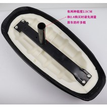 전동 킥보드 의자 액세서리 튜닝 안장 용품 3 미니 돌핀 카시트 전기병차 D 자전거 시트 두껍게 개조 2인승, 01 2.5더블방석+스탠드